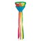 In the Breeze Rainbow 38-inch Lotus Flower Windsock, Outdoor Floral Decoration, 5198
